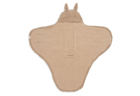 Wikkeldeken Miffy Jacquard Teddy - Biscuit