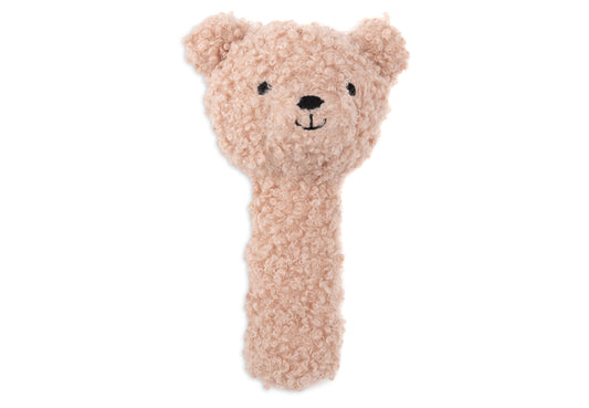 Rattle - Teddy Bear - Wild Rose