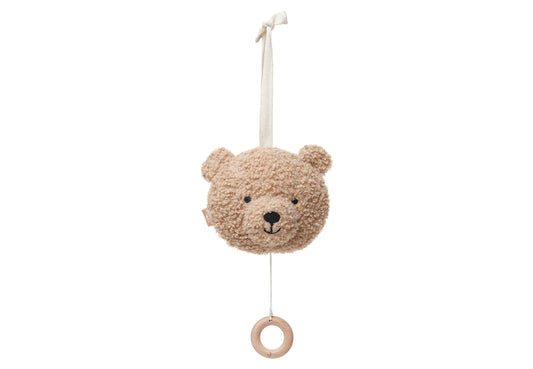 Music pendant - Teddy Bear - Biscuit