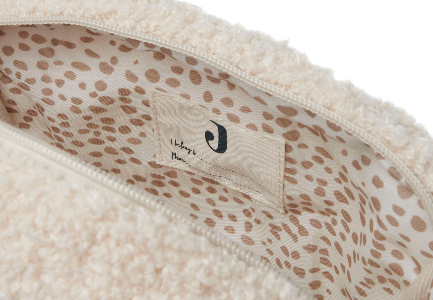 Pencil case Boucle - Natural