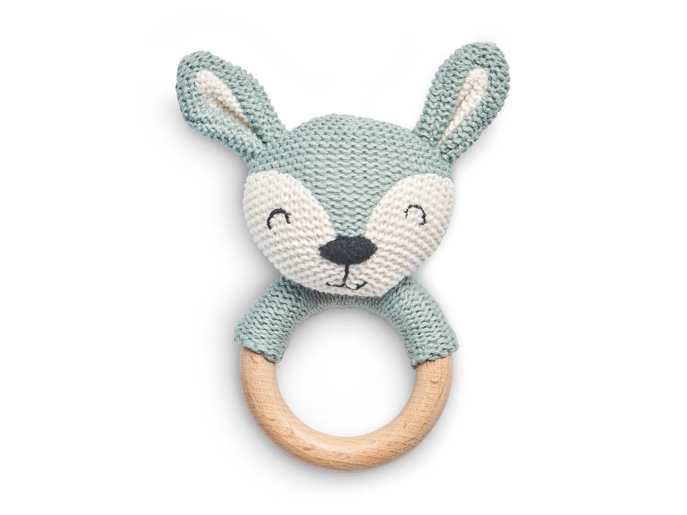 Teething ring Ø 7cm Deer - Ash Green