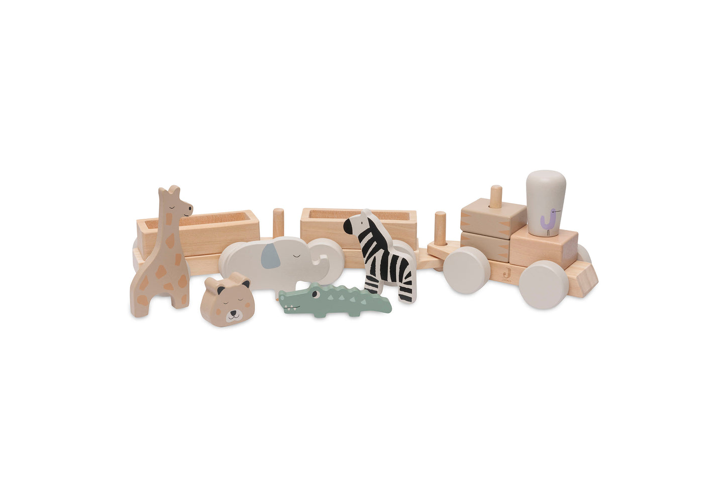 Wooden Toy Train - Jungle Jambo