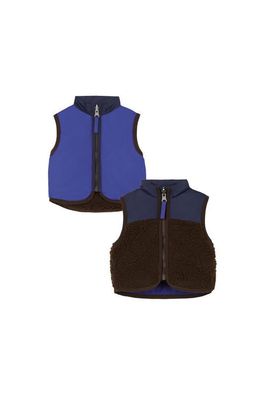 Bodywarmer Galve - Reversible - Brown Patina