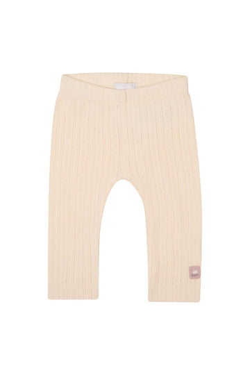 LEGGING FLEURINES - BUTTER CREAM