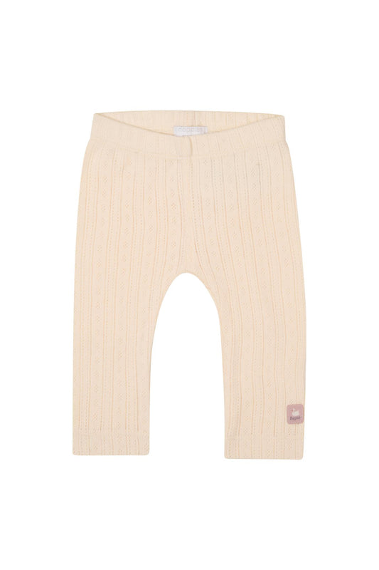 LEGGING FLEURINES - BUTTER CREAM