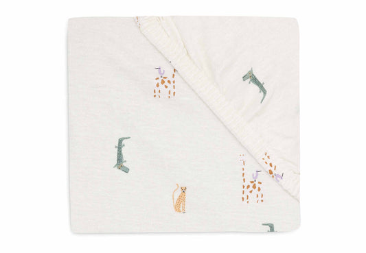 Hoeslaken Jersey 60x120cm - Jungle Jambo