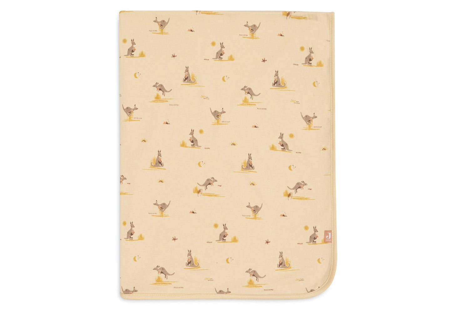 Deken Wieg 75x100cm - Jersey - Kangaroots