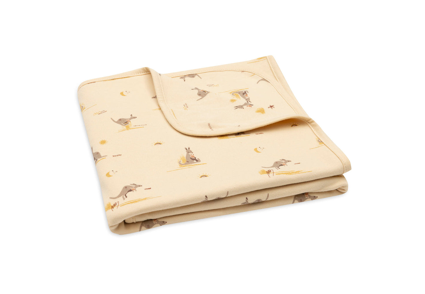 Deken Wieg 75x100cm - Jersey - Kangaroots