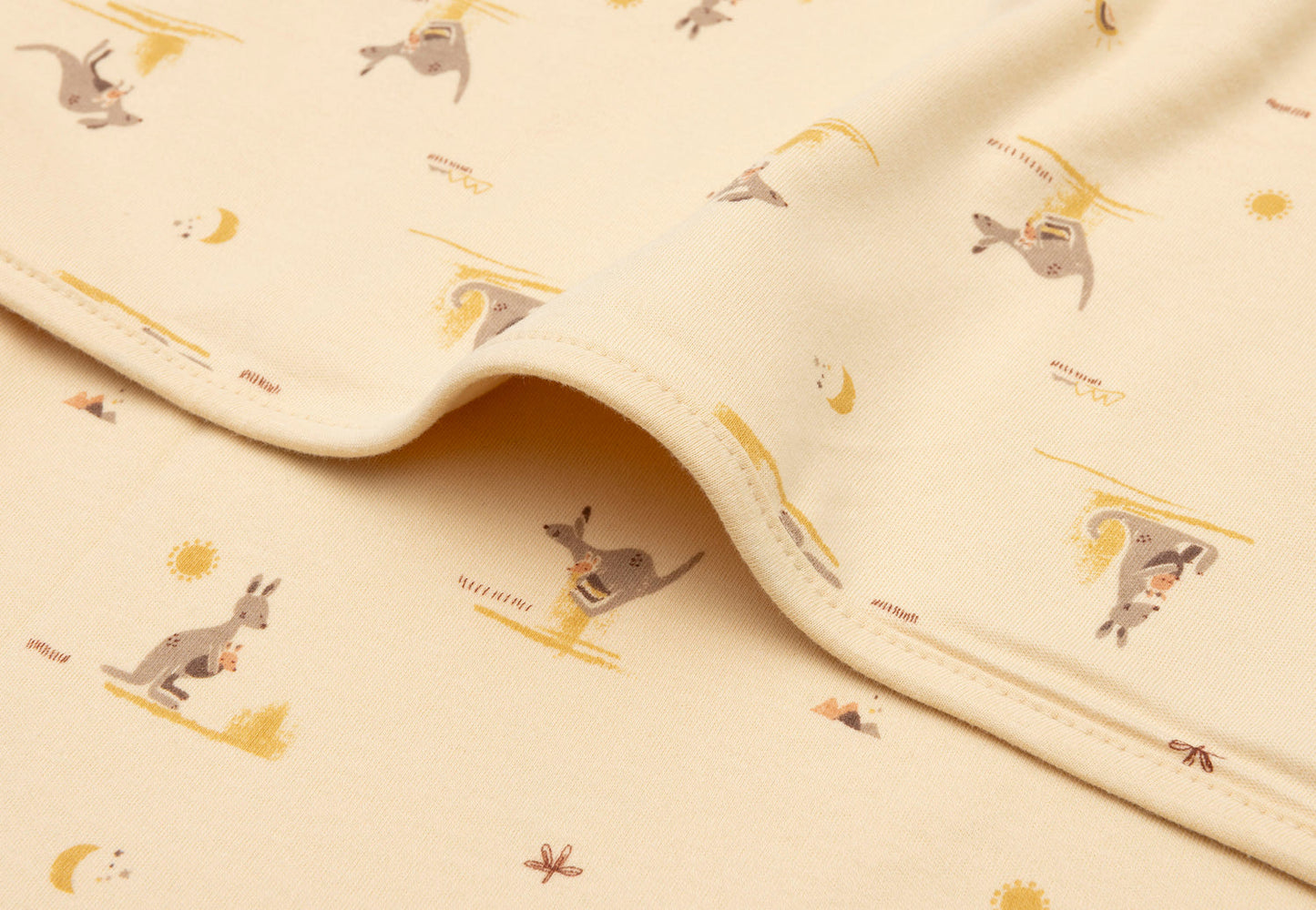 Deken Wieg 75x100cm - Jersey - Kangaroots