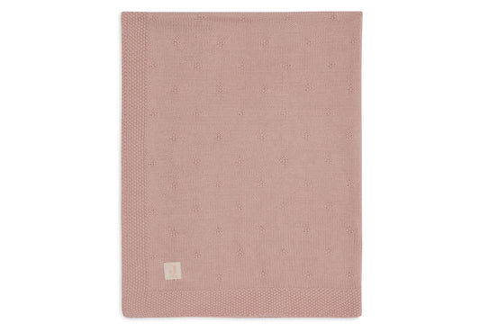 Deken Wieg 75x100cm Cosy Knit - Wild Rose