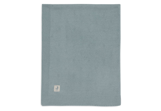 Blanket Cradle 75x100cm Cosy Knit - Sea Green