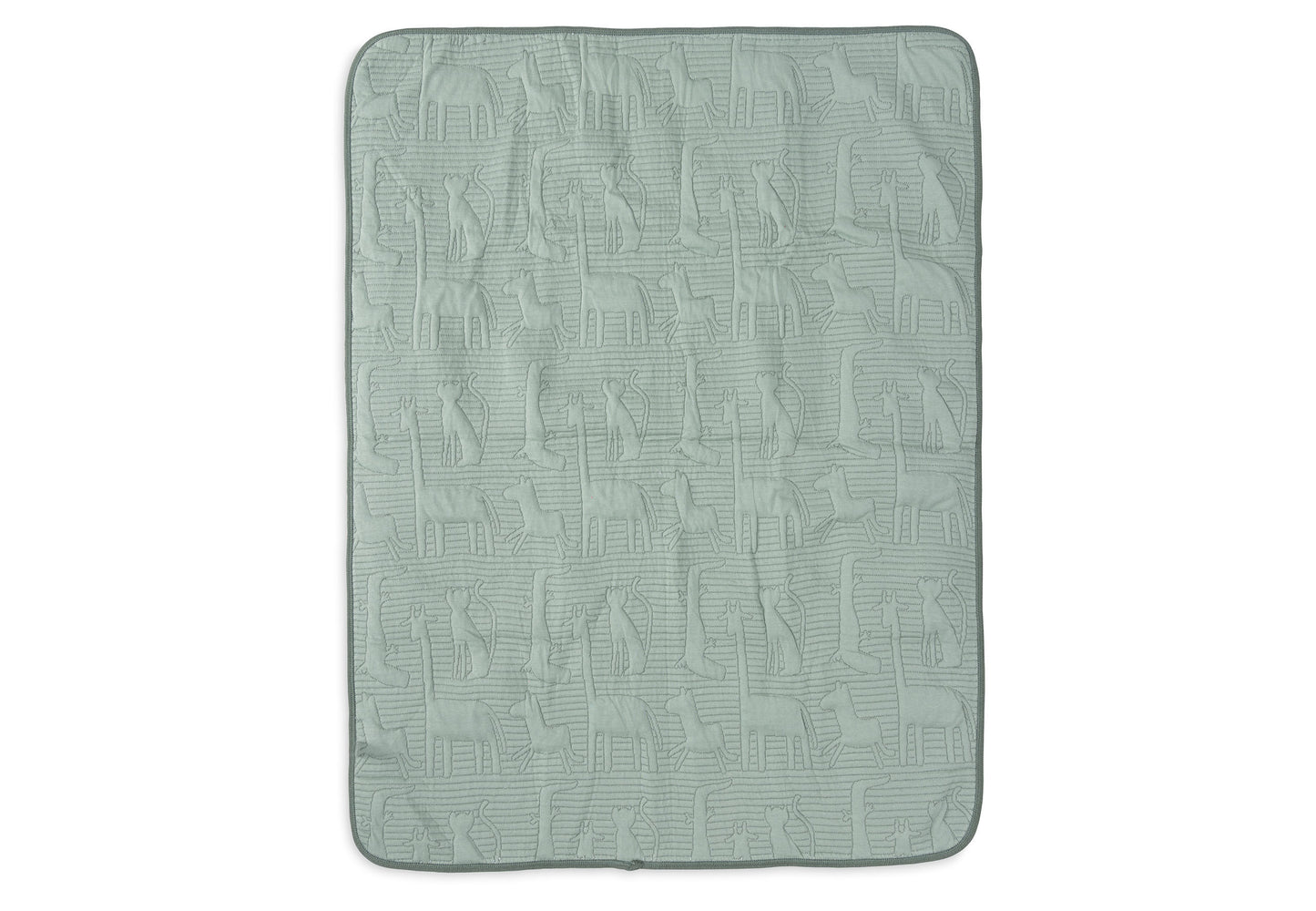 Blanket Cradle 75x100cm Jungle Jambo - Ash Green/Laurel