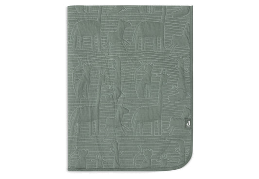 Blanket Cradle 75x100cm Jungle Jambo - Ash Green/Laurel