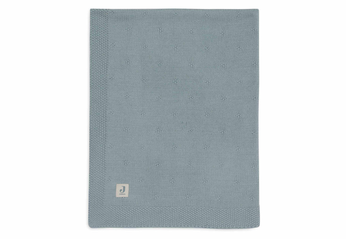 Deken Ledikant 100x150cm - Cosy Knit Sea Green