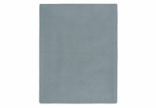 Deken Ledikant 100x150cm - Cosy Knit Sea Green
