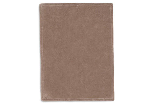 Deken Wieg 75x100cm Box Knit - Milky Coffee/Velvet - GOTS
