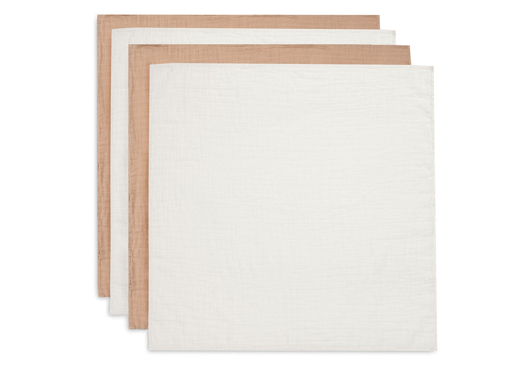 Hydrofiele Doek Small 70x70cm - Biscuit/Ivory - 4 Stuks