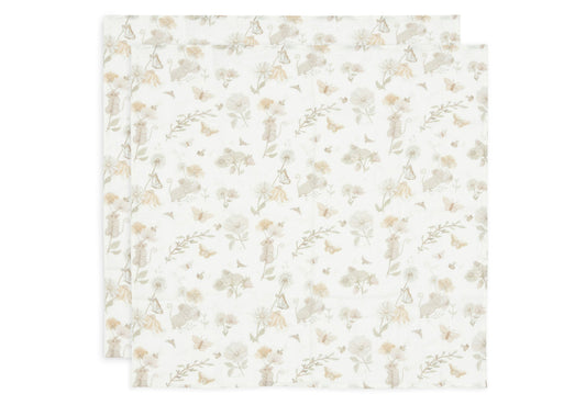 Hydrofiele Doek Small 70x70cm - Dreamy Mouse - 2 Stuks