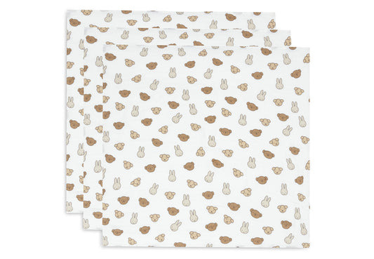 Hydrofiele Doek Small 70x70cm - Miffy and Friends - 3 Stuks