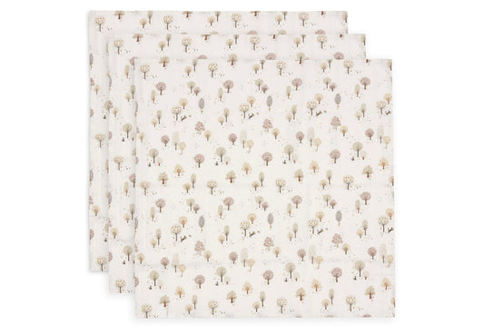 Hydrofiele Doek Small 70x70cm - Tiny Park - 3 Stuks