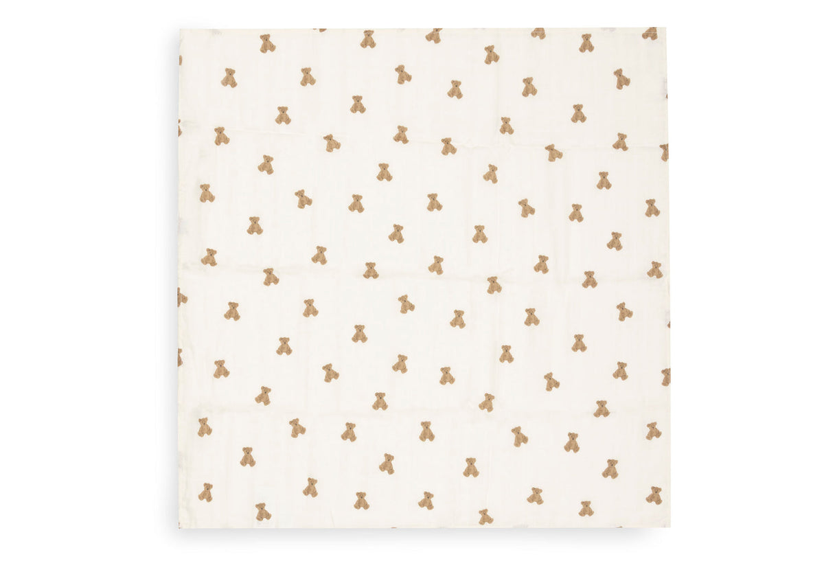 Hydrofiele Doek Small 70x70cm - Mini Teddy Bear - 3 Stuks
