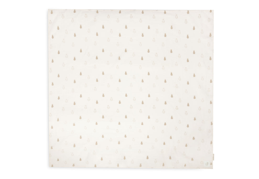 Hydrofiele Doek Large 115x115cm Happy Miffy - Nougat - 2 Stuks