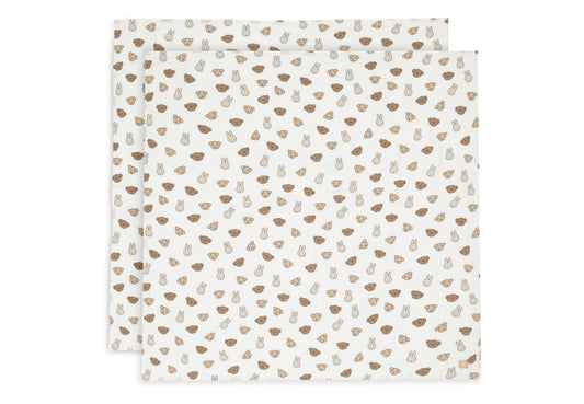 Hydrofiele Doek Large 115x115cm - Miffy and Friends - 2 Stuks