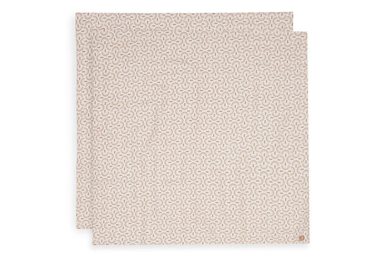 Hydrofiele Doek Large 115x115cm - Soft Plumes - 2 Stuks