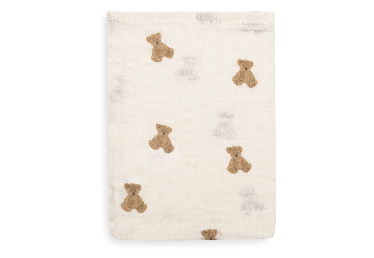Hydrofiel Washandje 15x20cm - Mini Teddy Bear - 3 Stuks