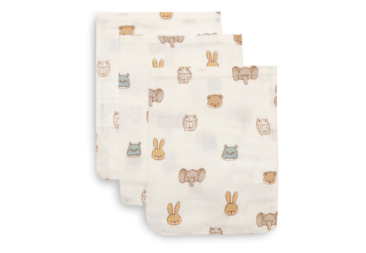 Hydrofiel Washandje 15x20cm - Jollies - 3 Stuks