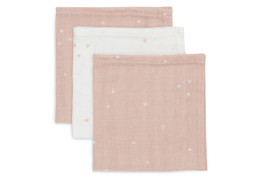 Hydrophilic Mouth Cloth Twinkling - Wild Rose - 3 Pieces