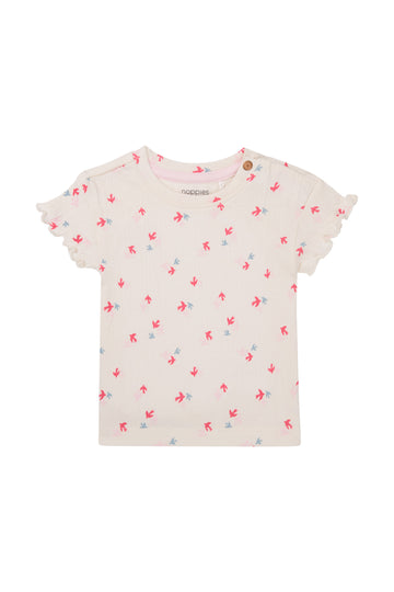 T-shirt Moapa - Animals pattern Off white