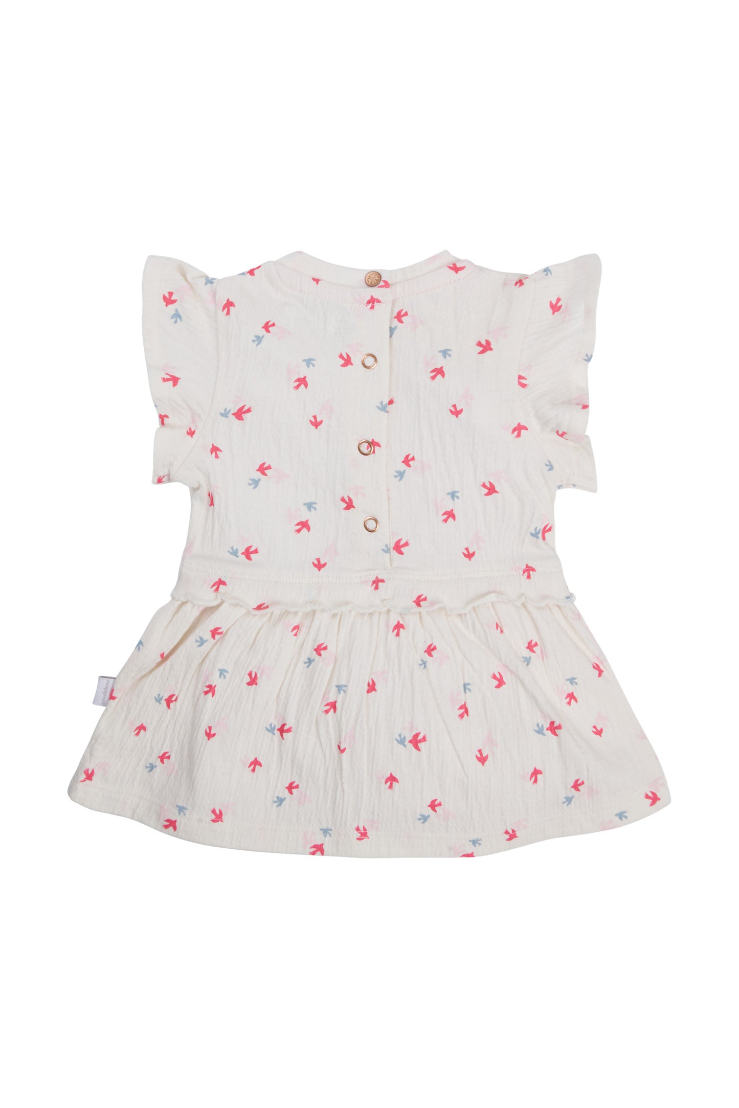 Jurk Minden - Animals pattern Off white