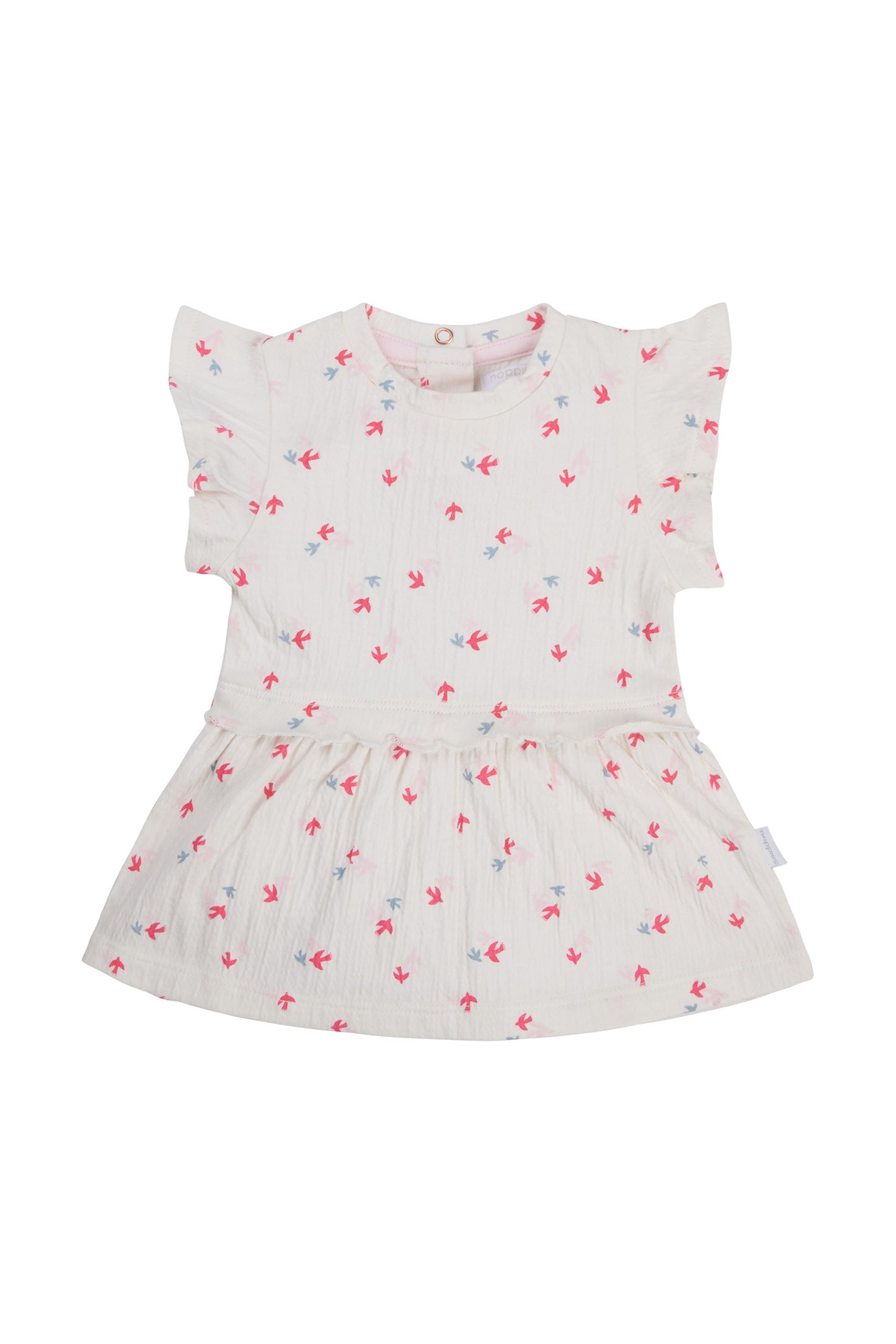Jurk Minden - Animals pattern Off white