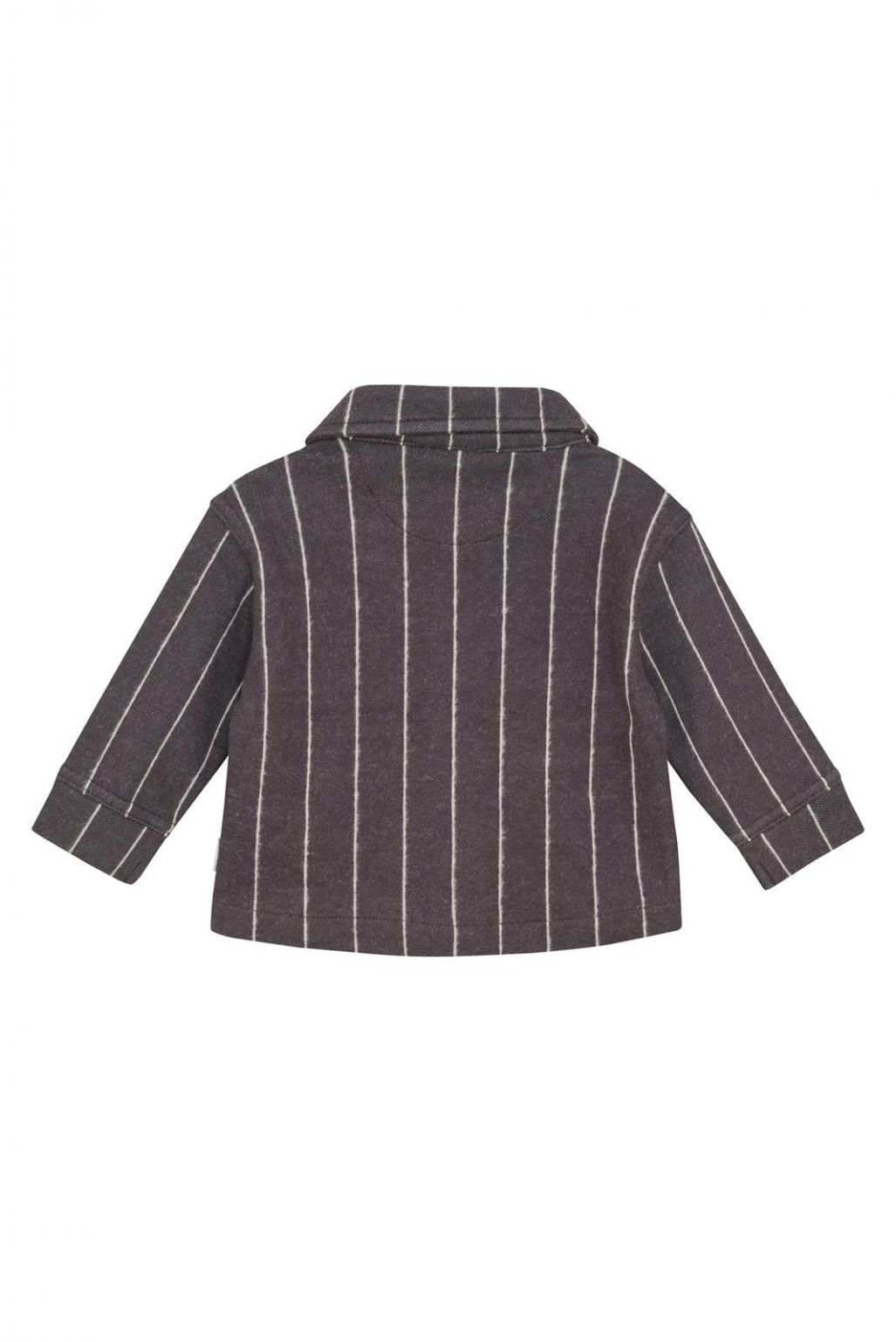 Vest Seeley - Stripe Pattern Dark Grey