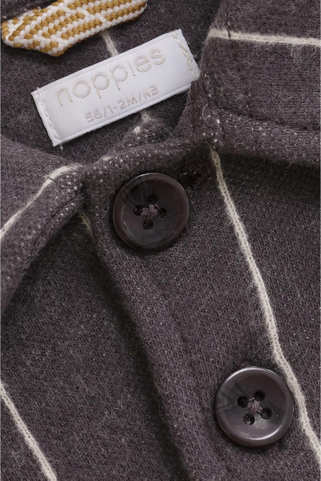Vest Seeley - Stripe Pattern Dark Grey