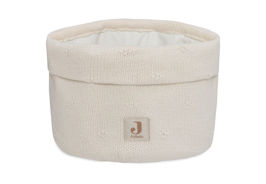 Changing basket Cozy Knit - Ivory