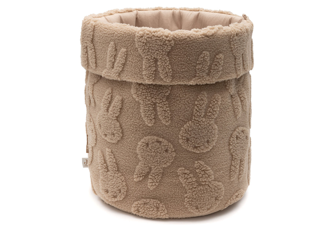 Opbergmand Miffy Jacquard Teddy - Biscuit
