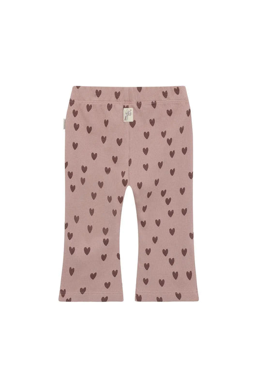 Legging flared all over print - Adobe Rose
