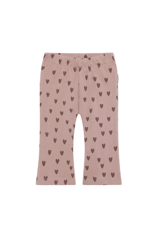 Legging flared all over print - Adobe Rose