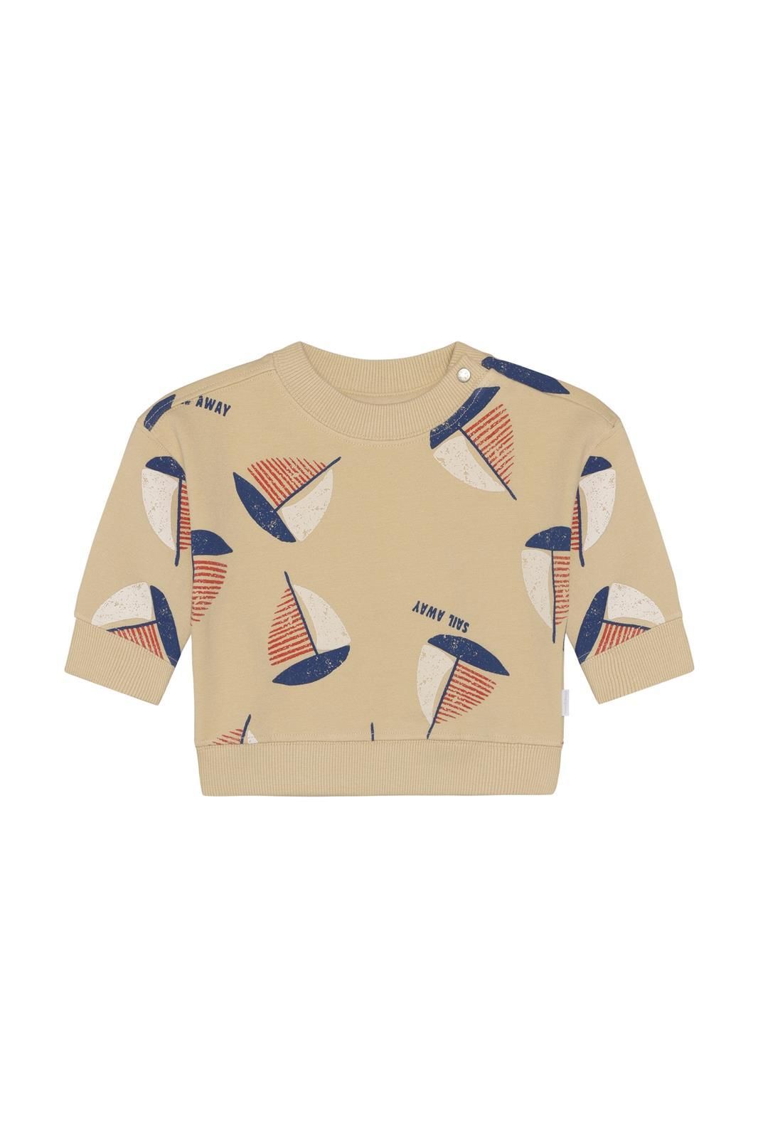 Sweater all over print - Egret