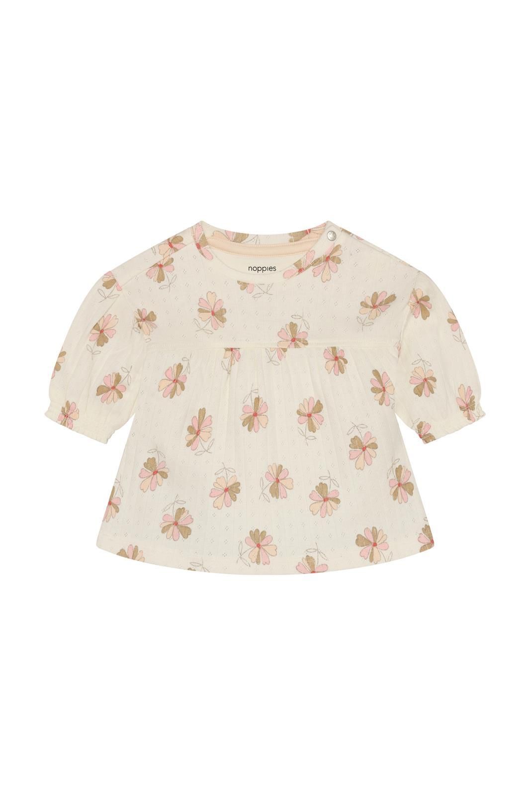 Jurk all over print - Egret