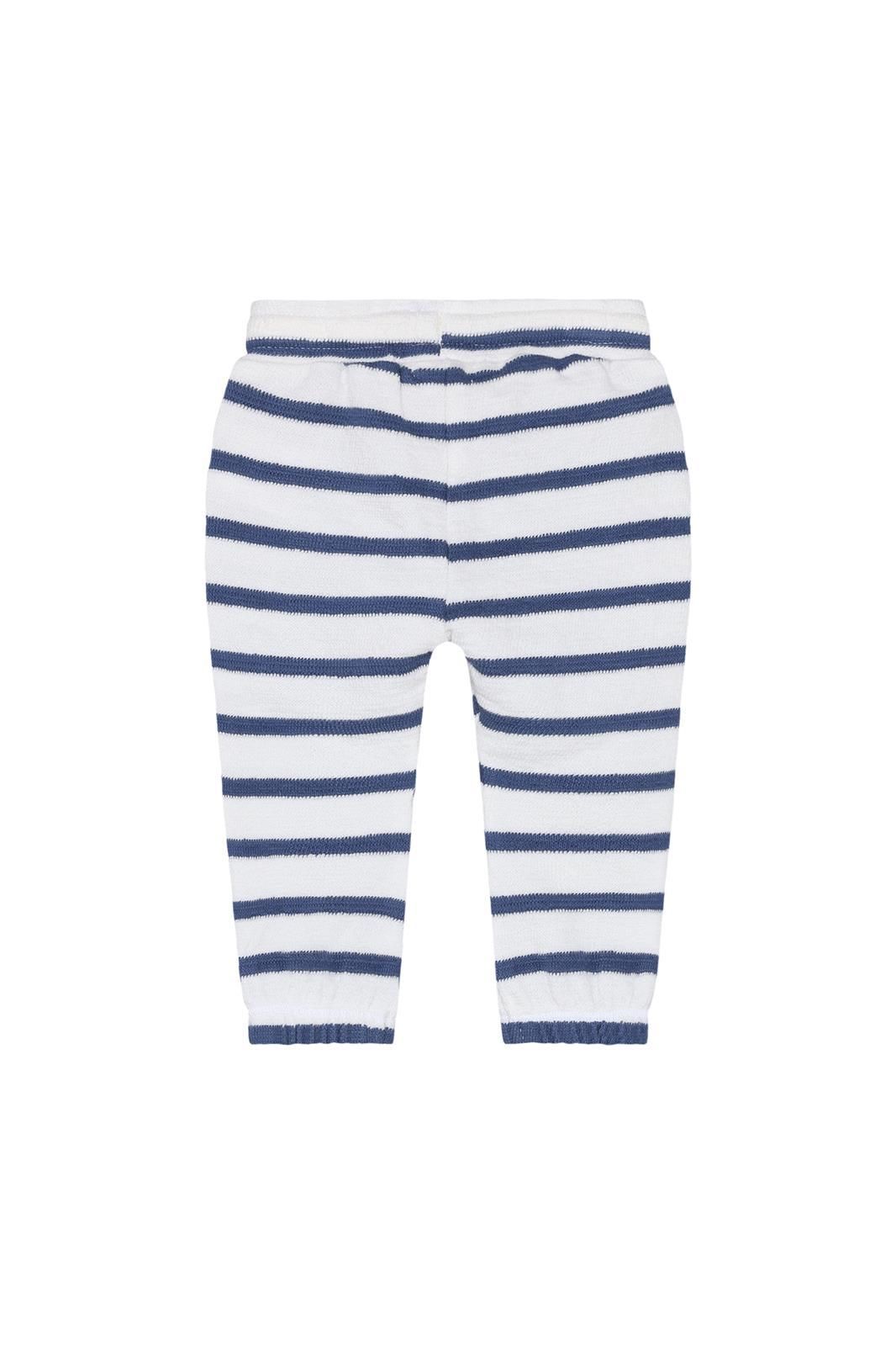 Broek regular fit stripe - Gray Blue