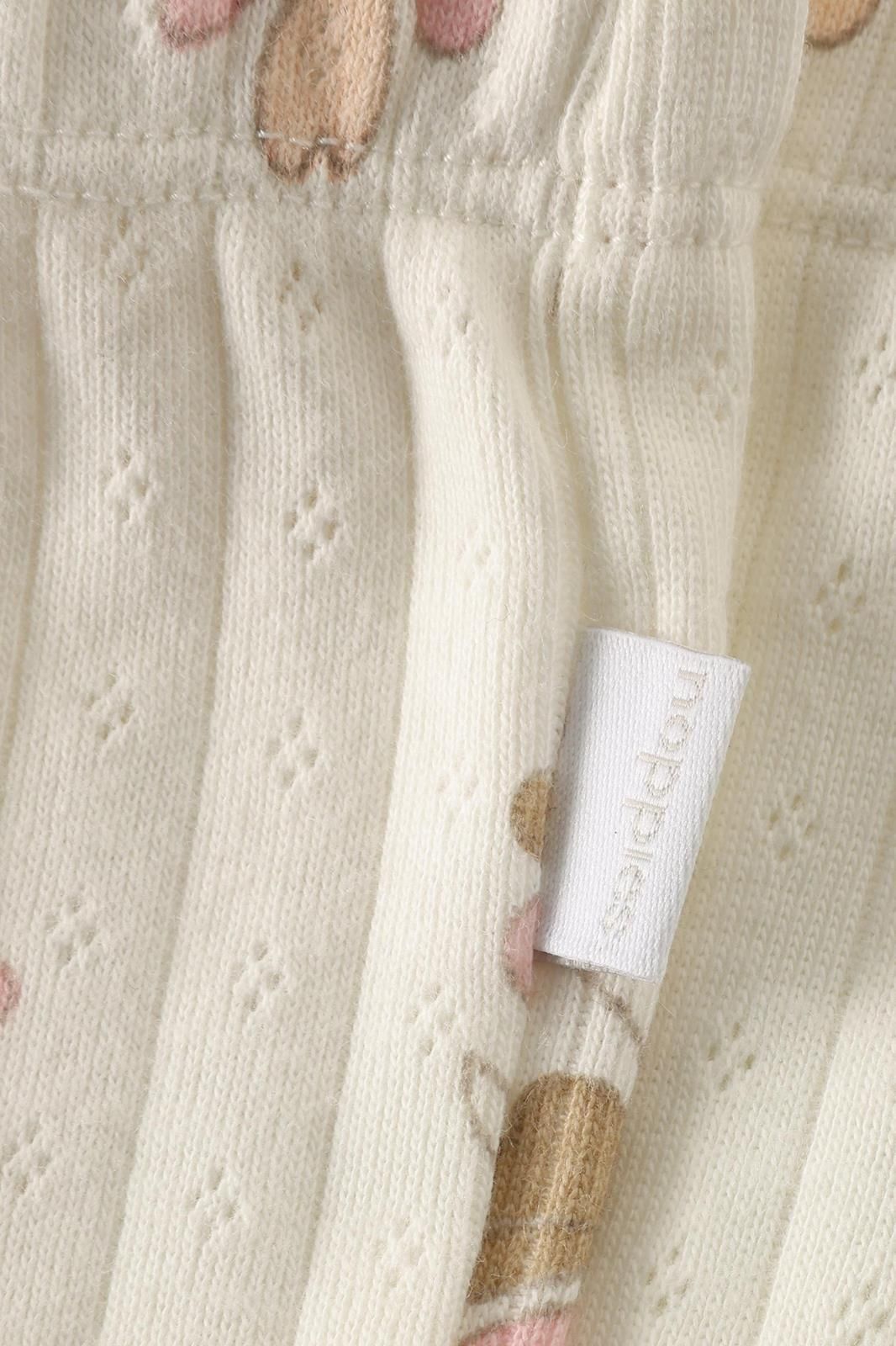 Legging flared all over print - Egret