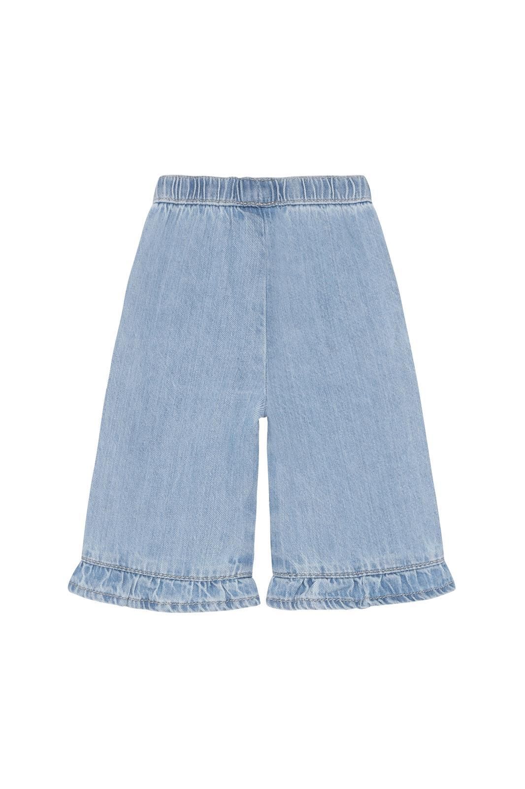 Broek straight fit - Light Blue Denim