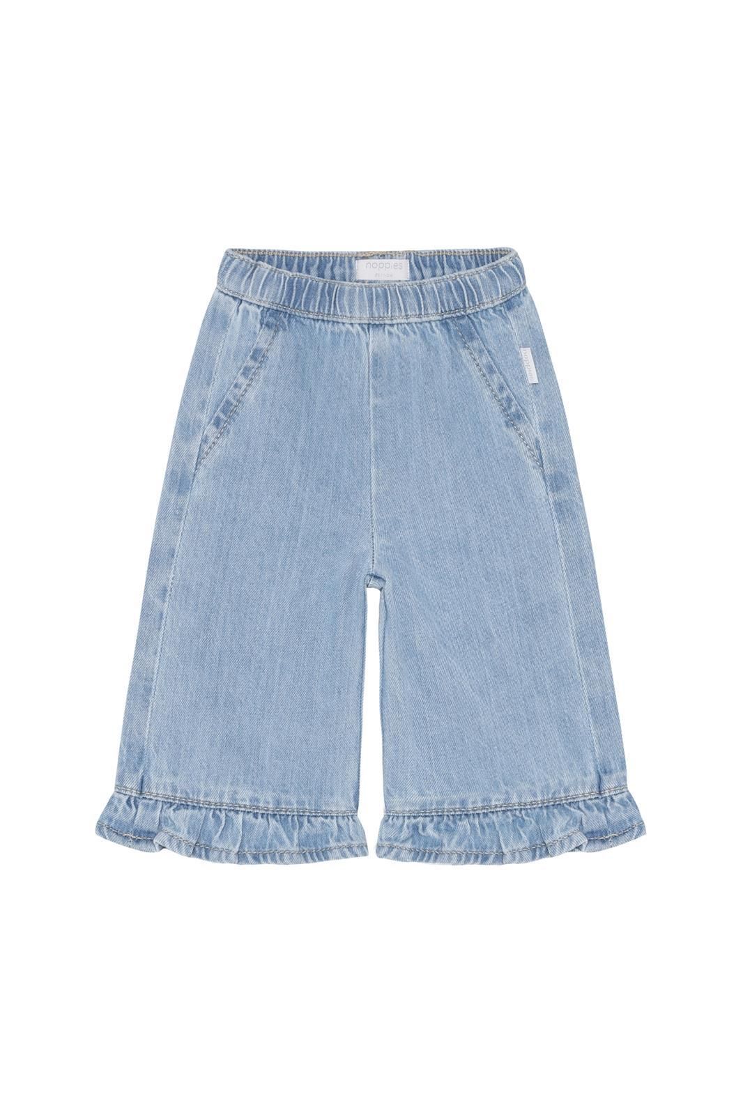 Broek straight fit - Light Blue Denim