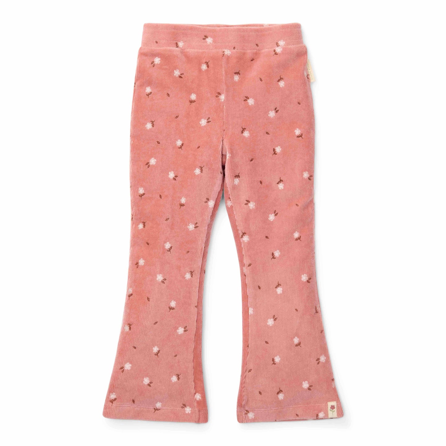 Flared trousers Warm Rose Flowers