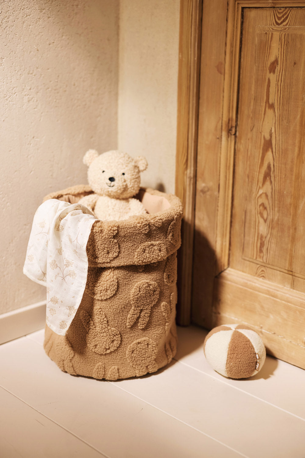 Opbergmand Miffy Jacquard Teddy - Biscuit