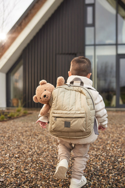 Puffed Backpack - Olive Green