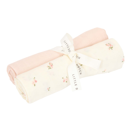 Swaddle doeken hydrofiel 70 x 70 Fairy Blossom & Blossom